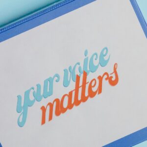 Finding your Voice as a Carer